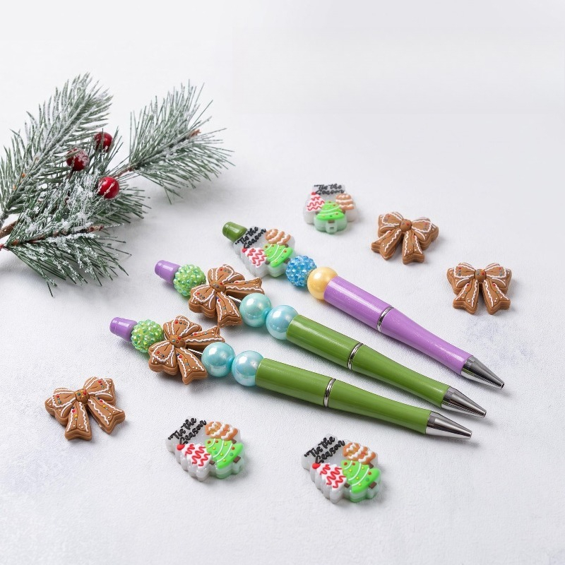 Baby Food Pacifier - 20 adet Silikon Boncuk Noel Odak