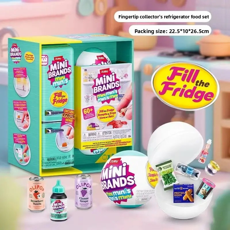 Baby Food Toy - Mini Markalar Buzdolabını Doldurun Kör Kutu
