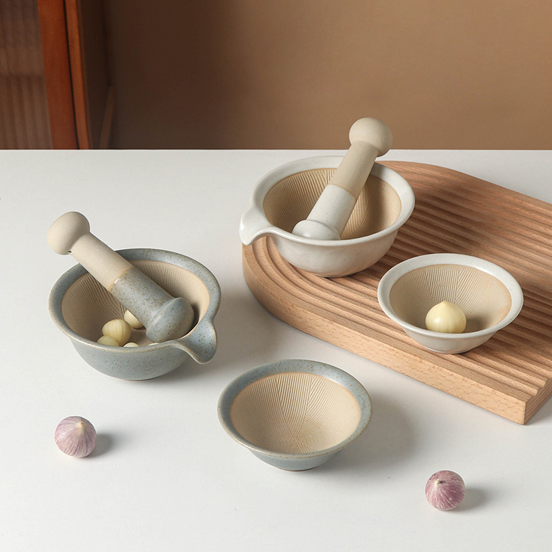 Baby Food Grinding Bowl - Seramik taşlama kabı Bebek Gıda Öğütücü