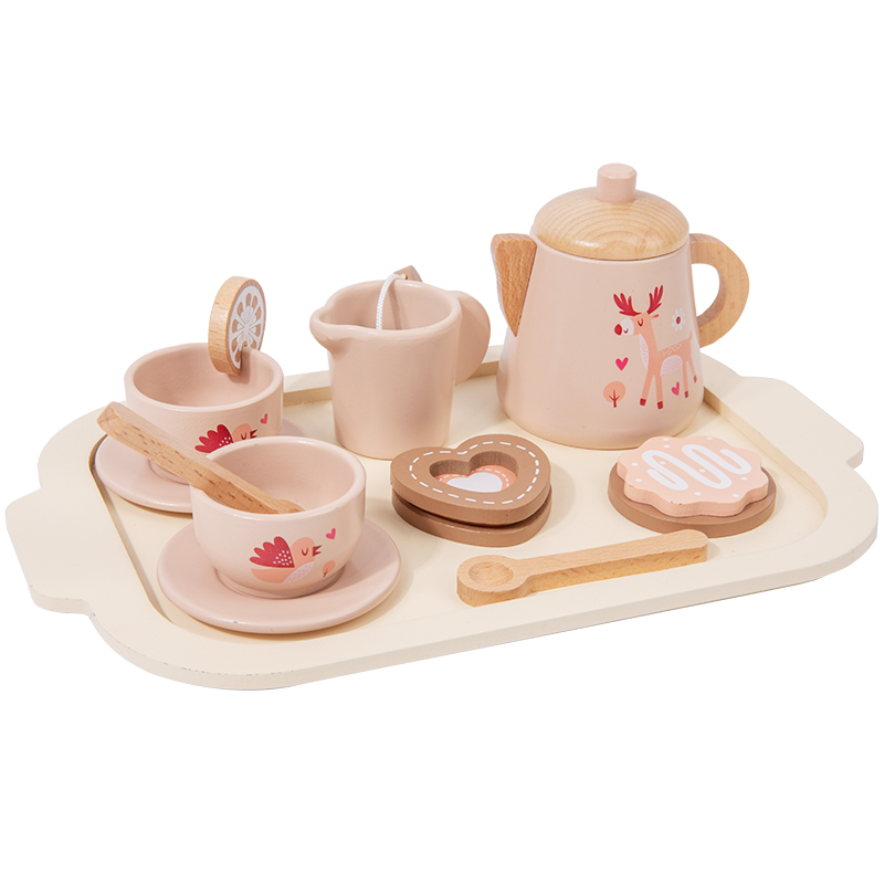 Baby Food Cooking Set - Öğleden sonra çay seti ahşap oyuncak