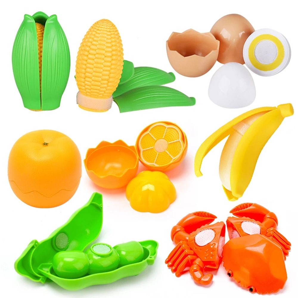 Baby Food Cooking Set - Simülasyon mutfak oyuncak kesme meyve sebze