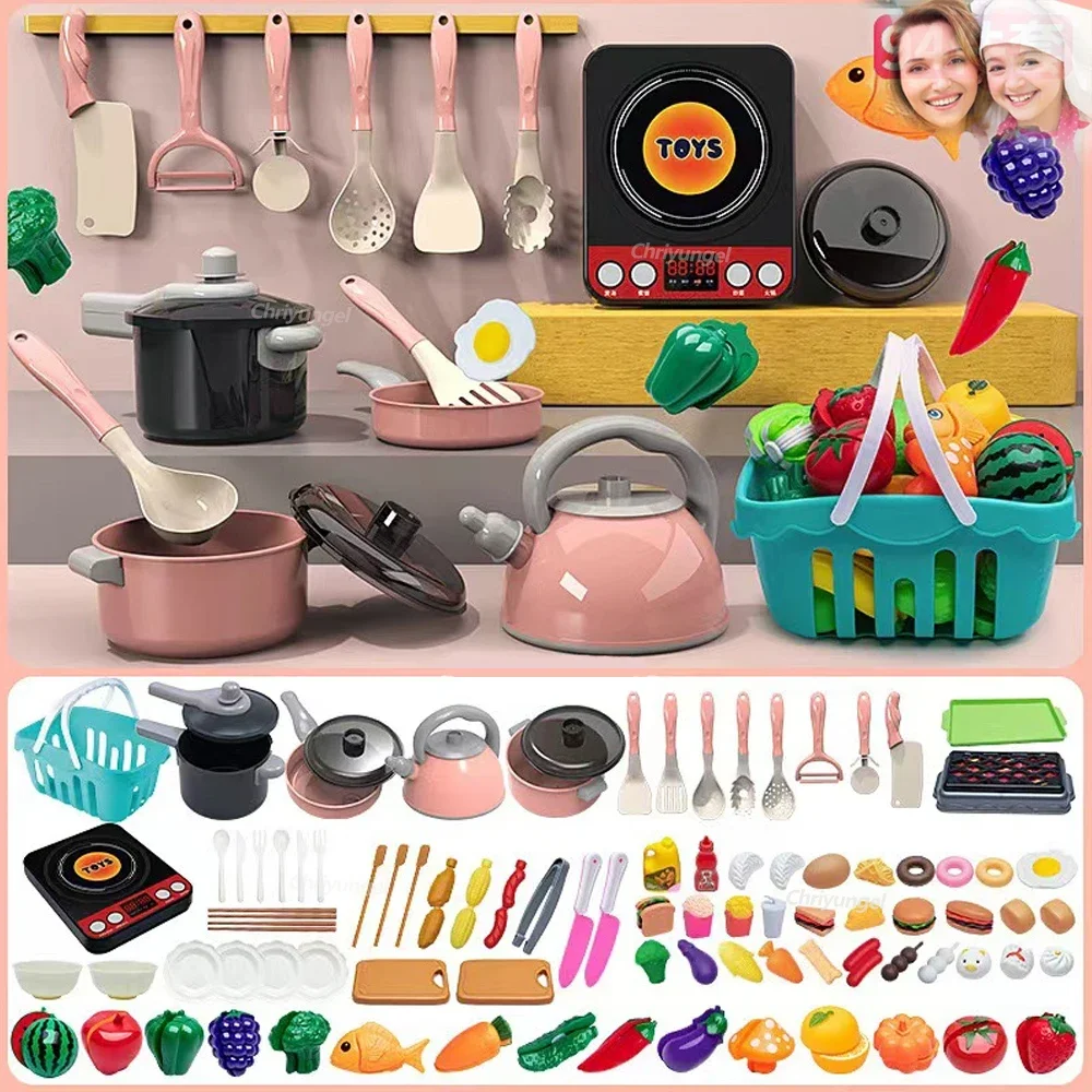 Baby Food Cooking Set - Çocuklar mutfak oyuncak seti 92/69/59 adet