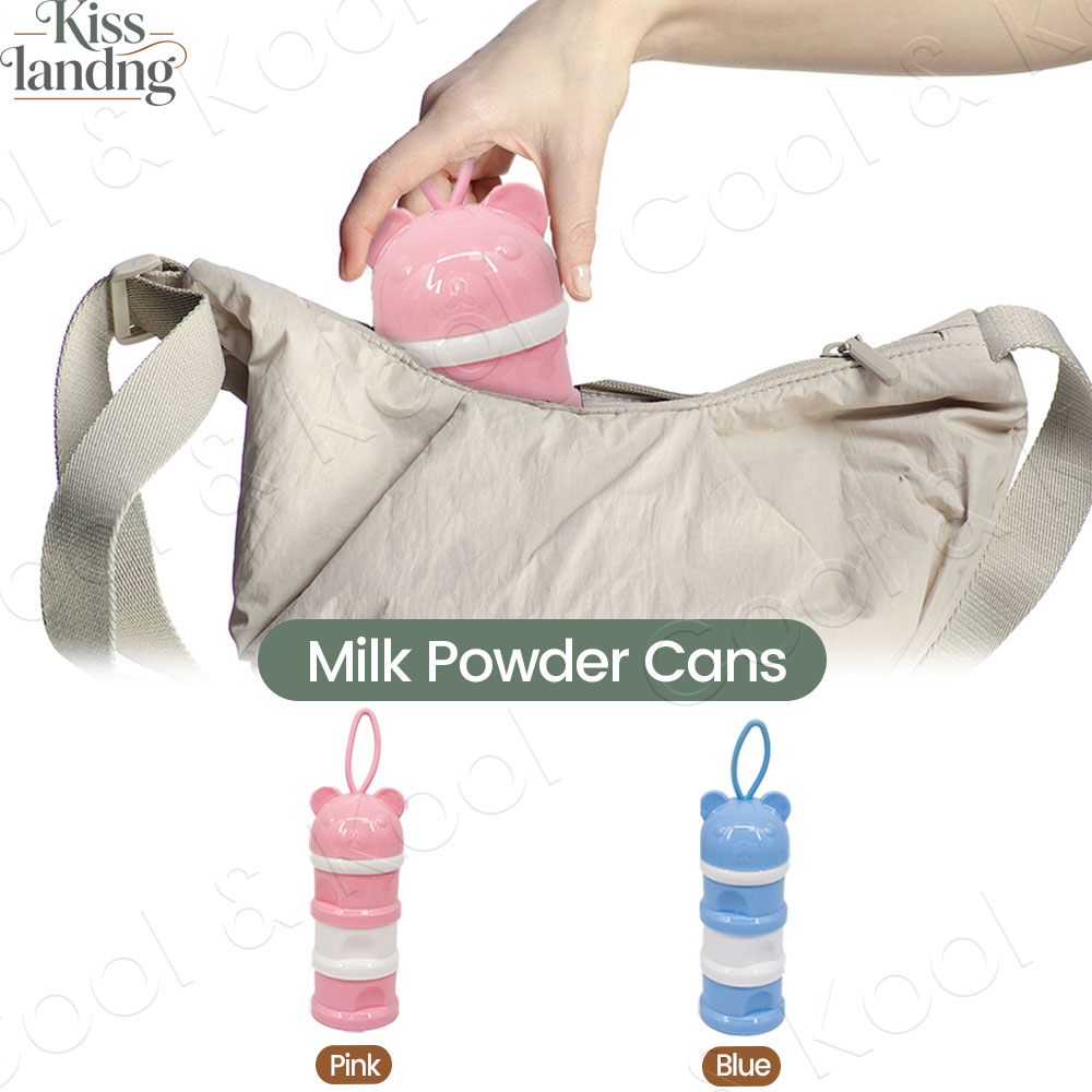 Formula Dispenser Portable - 3 Katmanlı Taşınabilir Mama Hazırlama Cihazı,