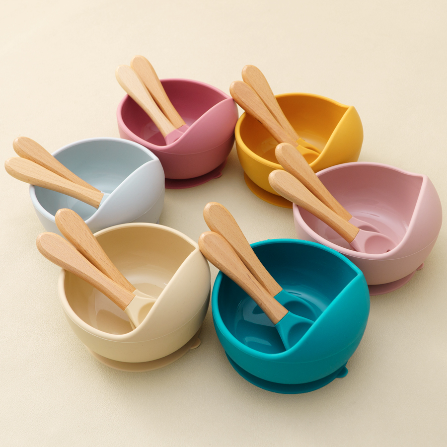 Baby Food Kit - Mamaplan 3 adet bebek silikon besleme