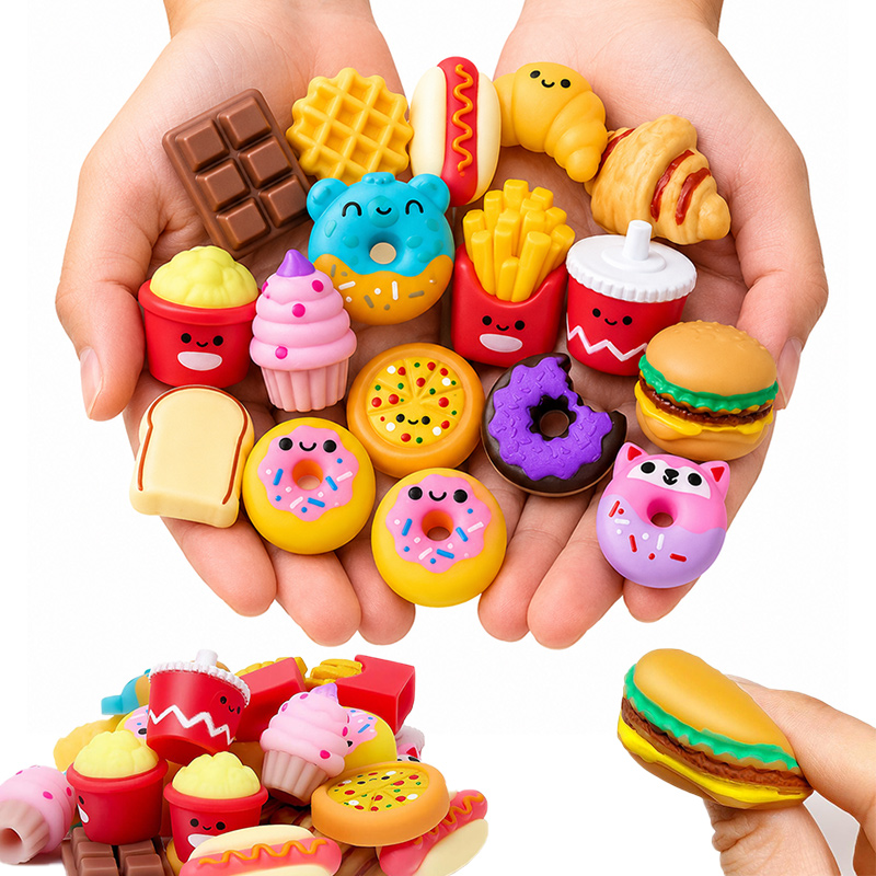 Baby Food Toy - 5/10/20/15 adet Mochi Squishy Oyuncaklar Gıda