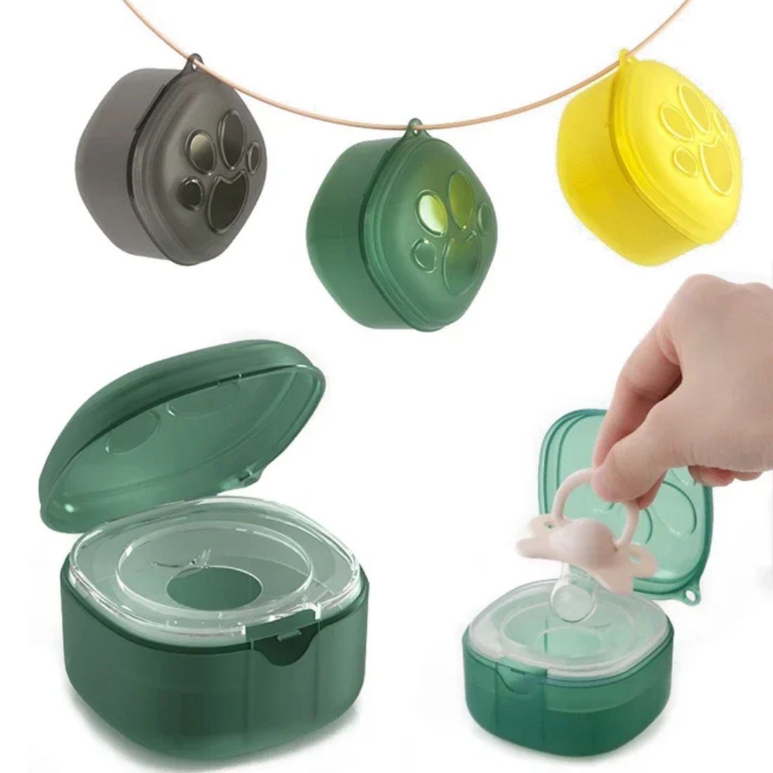 Baby Food Pacifier - Gıda Sınıfı Silikon Emzik Kutusu Bebek