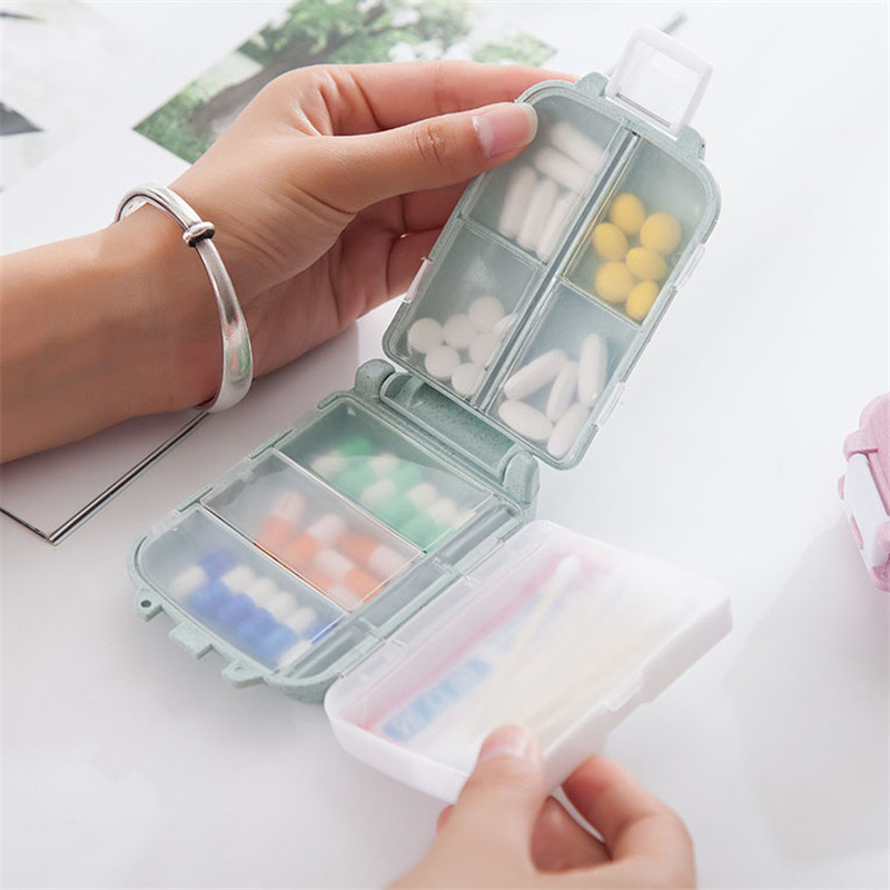 Formula Dispenser Portable - Haftalık Hap Kutusu 8 Izgaralar Ilaç