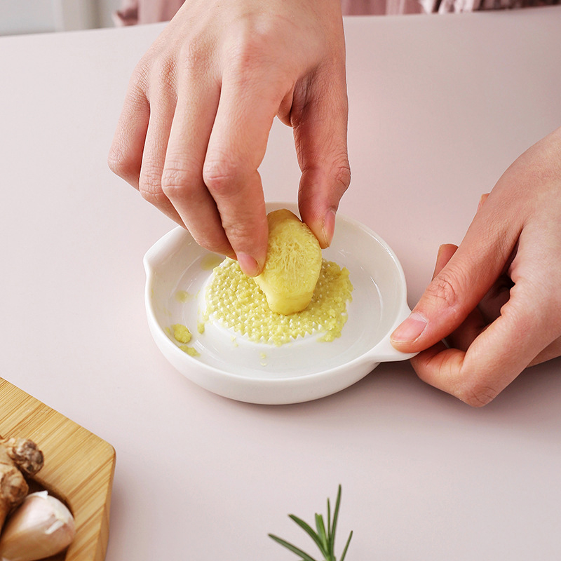 Baby Food Grater - Beyaz Basit Tarz Seramik Zencefil Rendeleyici