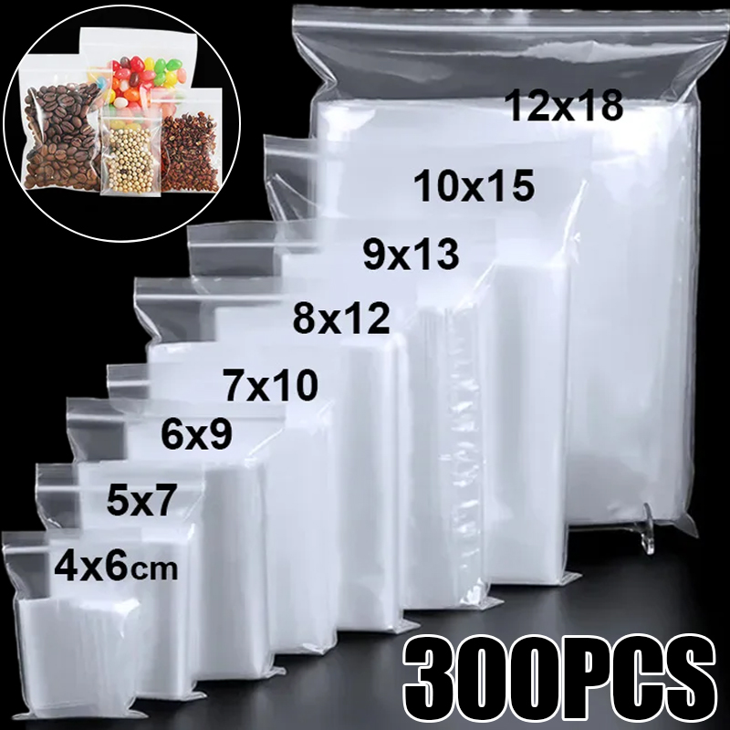 Food Pouch Reusable - Toptan Kalın Fermuarlı Kilitli Poşetler Şeffaf