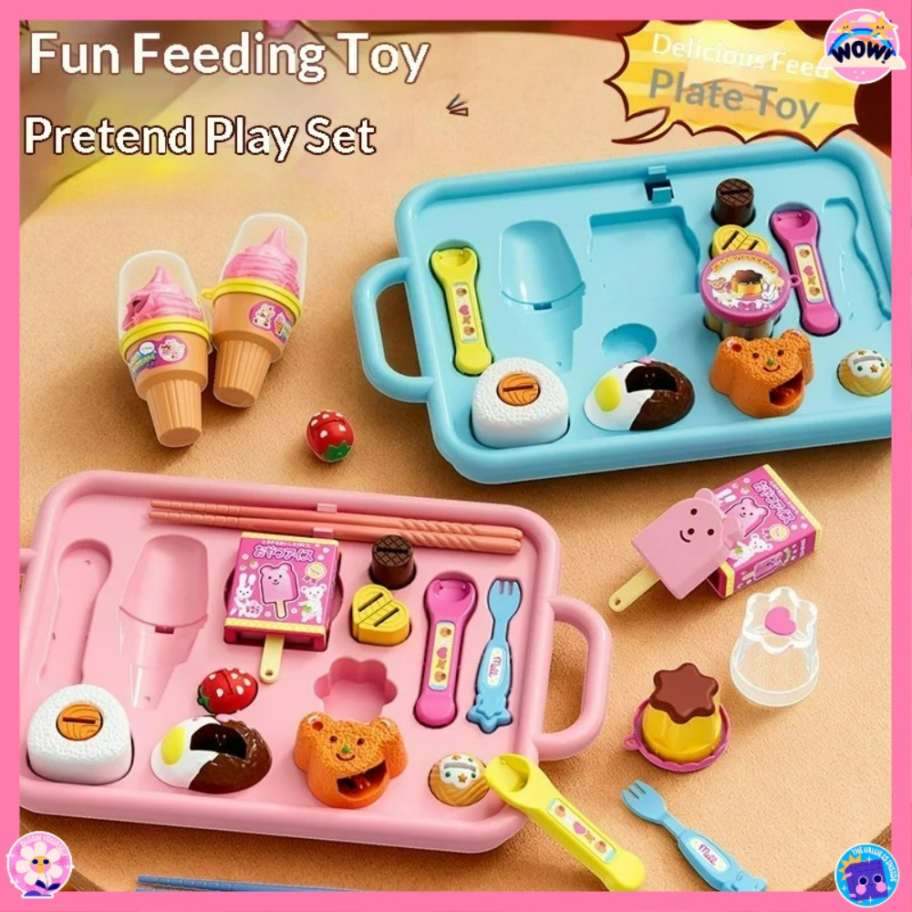 Baby Food Doll - YENİ Yiyecek Besleme Puding Oyuncağı Tepsi