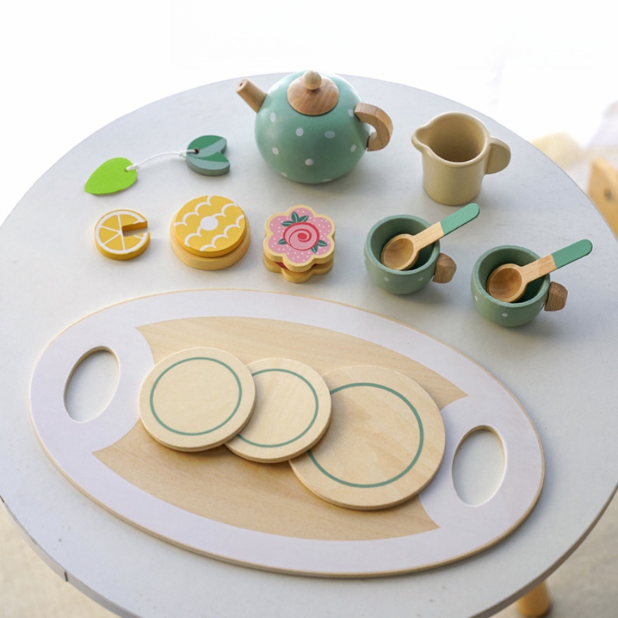 Küçük kızlar için ahşap çay se - Baby Food Cooking Set incelemesi ve fiyatı