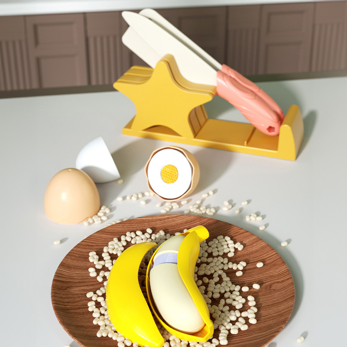 Kesme oyun oyuncak yiyecekler  - Baby Food Cooking Set incelemesi ve fiyatı