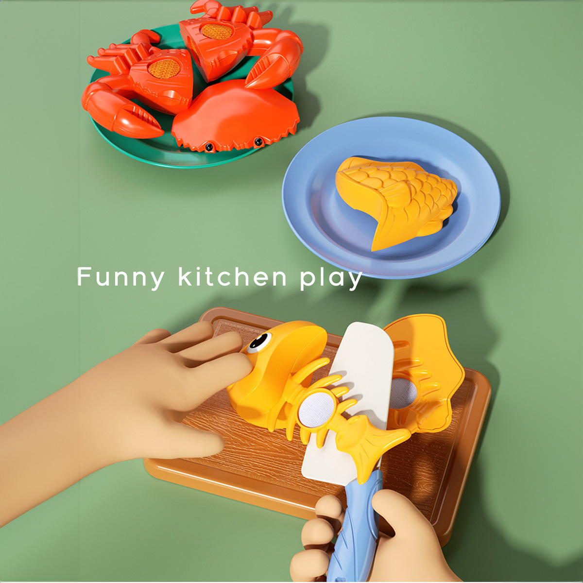 Kesme oyun oyuncak yiyecekler  - Baby Food Cooking Set incelemesi ve fiyatı