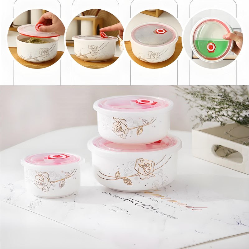 Üç parçalı set, ince kemik çin - Baby Food Japan incelemesi ve fiyatı