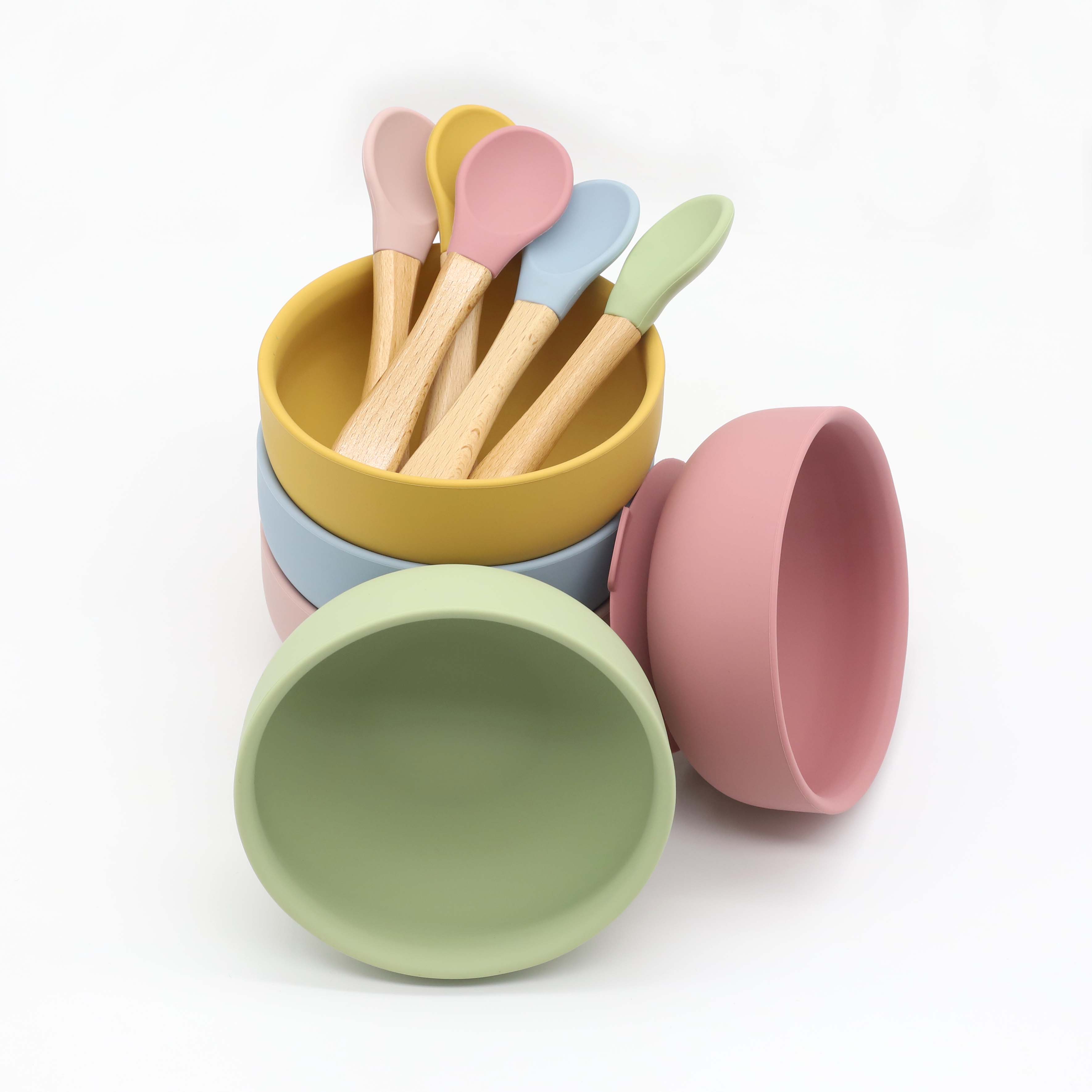 Vakumlu silikon kase, ahşap sa - Baby Food Kit incelemesi ve fiyatı