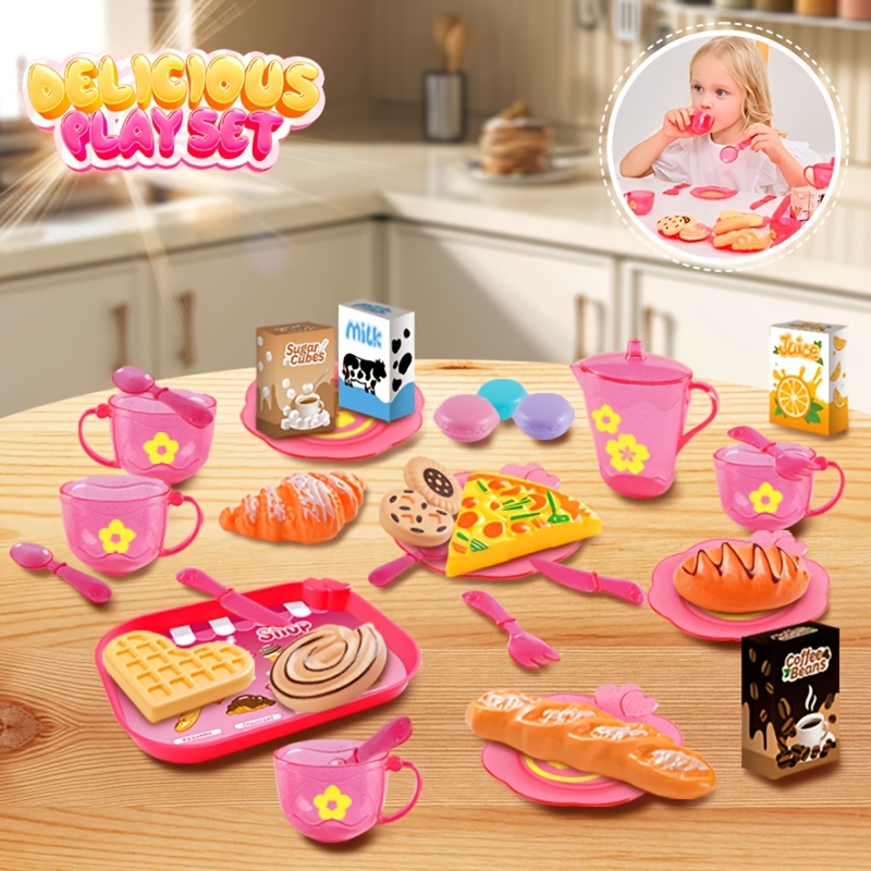 33 Parça Çocuk Pembe/Mor Çay P - Baby Food Cooking Set incelemesi ve fiyatı
